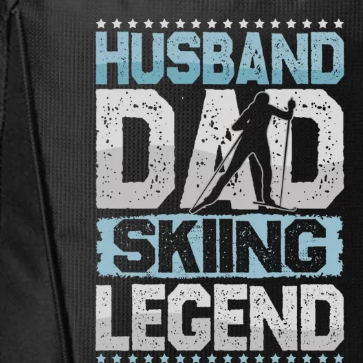 AprèsSki Husband Dad Skiing Legend Skiing Funny Gift City Backpack