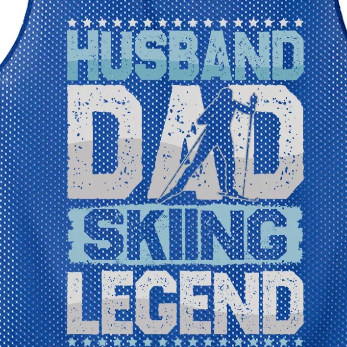 AprèsSki Husband Dad Skiing Legend Skiing Funny Gift Mesh Reversible Basketball Jersey Tank