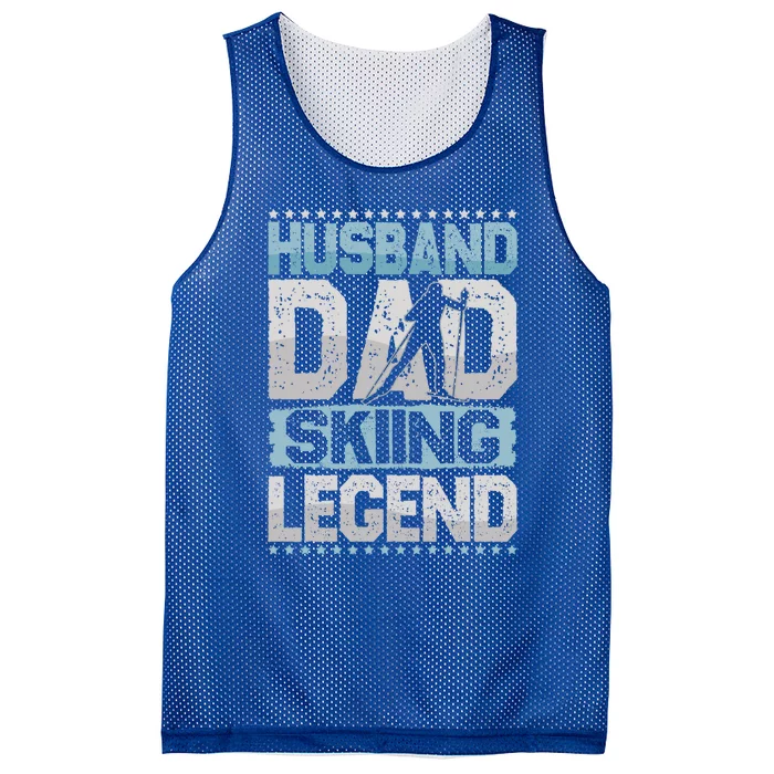 AprèsSki Husband Dad Skiing Legend Skiing Funny Gift Mesh Reversible Basketball Jersey Tank