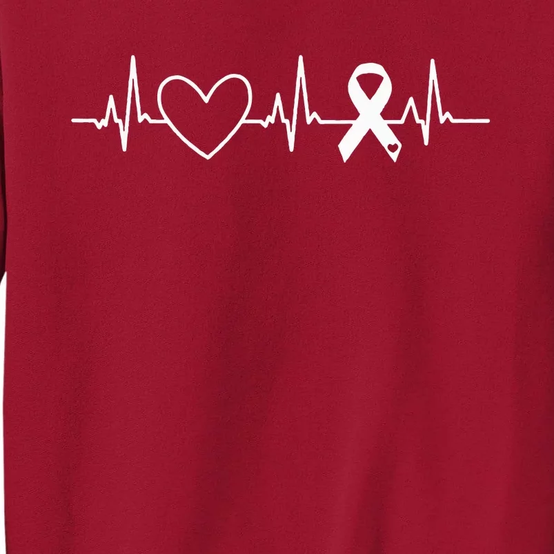 American Heart Disease Awareness Month Ribbon Go Red Heart Tall Sweatshirt