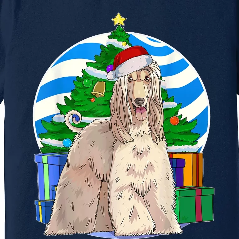 Afghan Hound Dog Christmas Tree Decor Gift Premium T-Shirt