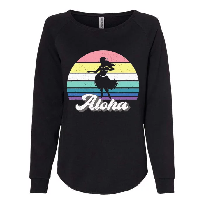 Aloha Hula Dancer Girl Cute Hawaiian Hawaii Dance Womens California Wash Sweatshirt