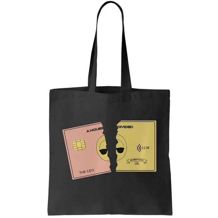 A House Divided Gold Card Tote Bag