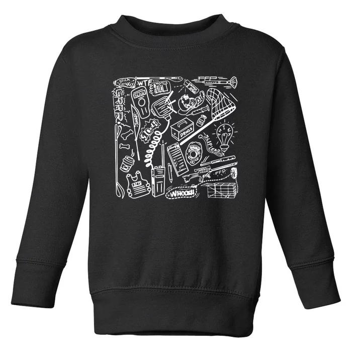 Art Hand Draw Lover Toddler Sweatshirt