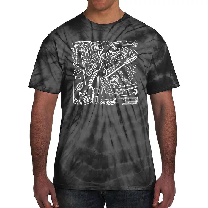 Art Hand Draw Lover Tie-Dye T-Shirt