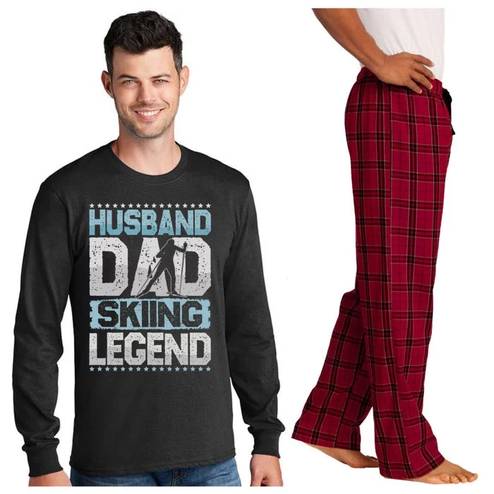 Aprèsski Husband Dad Skiing Legend Skiing Gift Long Sleeve Pajama Set