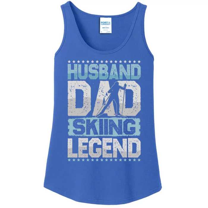 Aprèsski Husband Dad Skiing Legend Skiing Gift Ladies Essential Tank