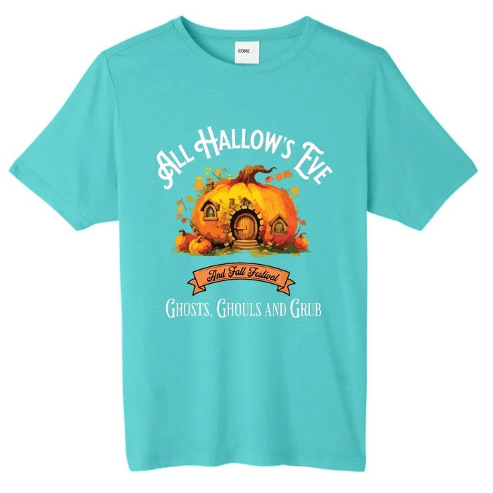 All Hallows Eve Ghosts Ghouls And Grub Halloween ChromaSoft Performance T-Shirt