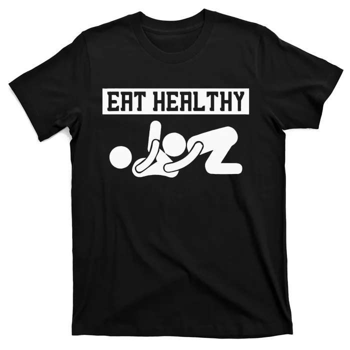 Adult Humor Eating Healthy Valentines Day T-Shirt