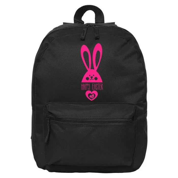 Adorable Happy Easter Bunny 16 in Basic Backpack