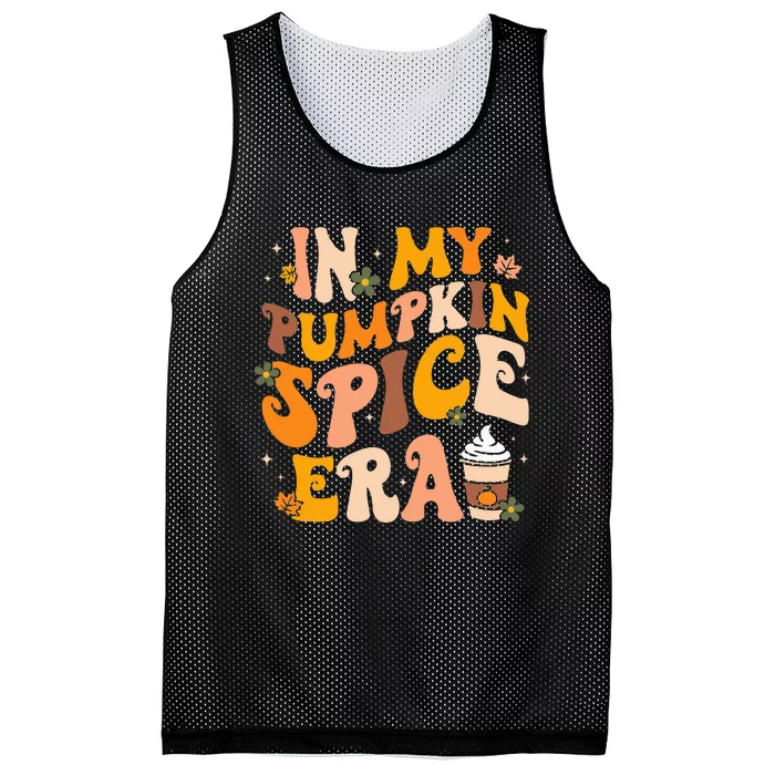 Autumn Harvest Embrace the Pumpkin Spice Era Mesh Reversible Basketball Jersey Tank