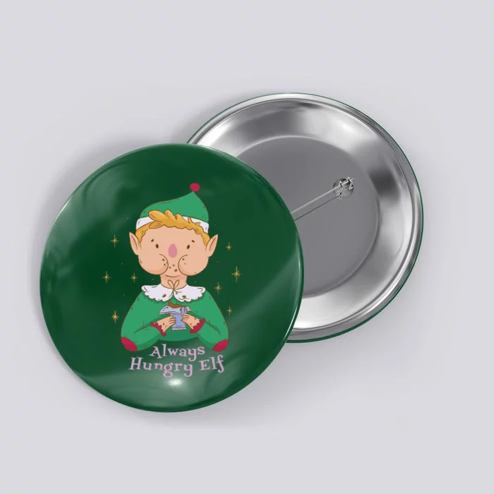 Always Hungry Elf Button