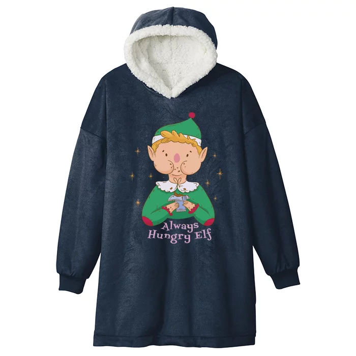 Always Hungry Elf Hooded Wearable Blanket