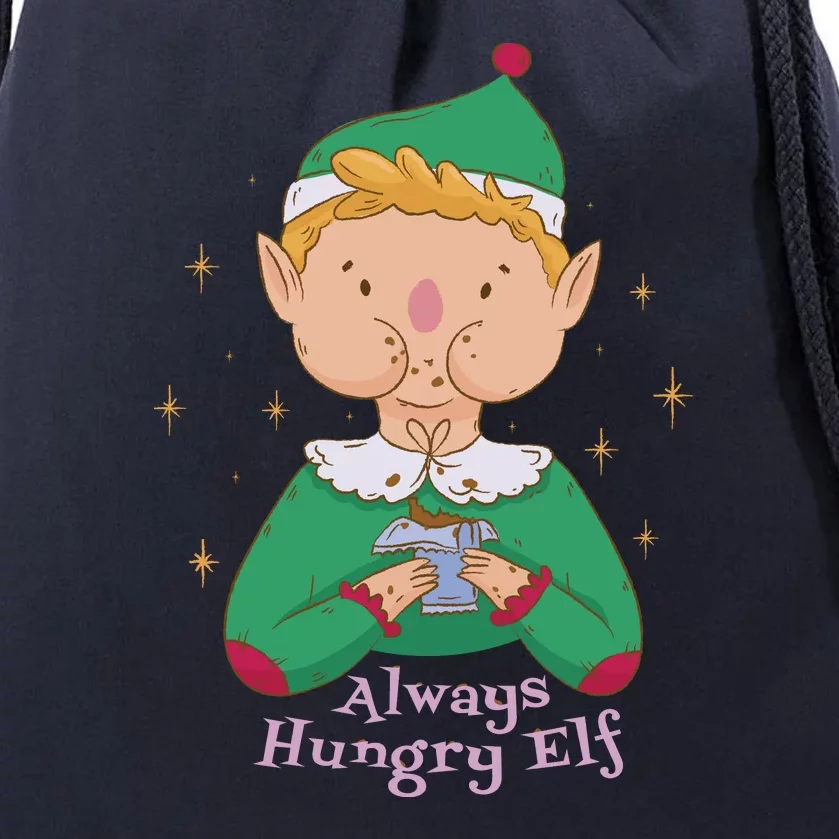 Always Hungry Elf Drawstring Bag