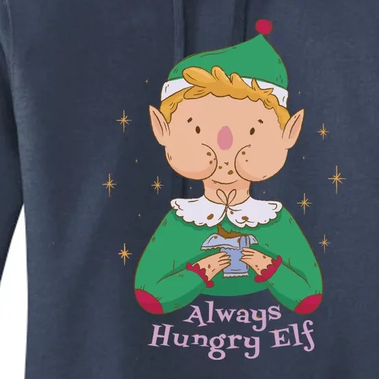 Always Hungry Elf Women's Pullover Hoodie