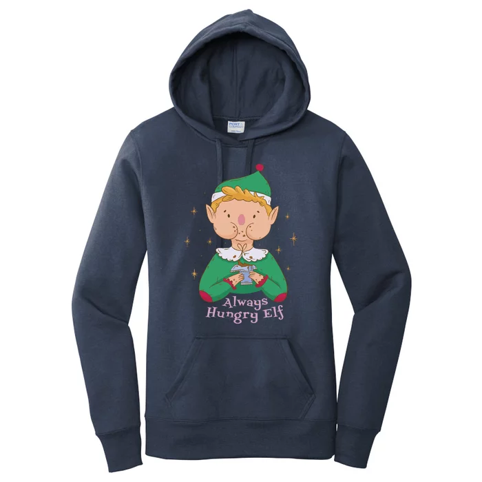 Always Hungry Elf Women's Pullover Hoodie