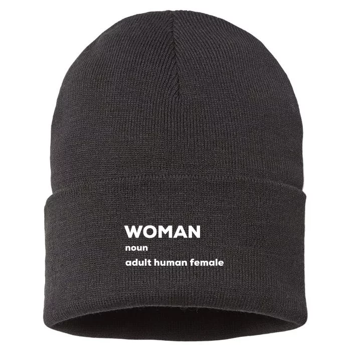 Adult Human Female Sustainable Knit Beanie