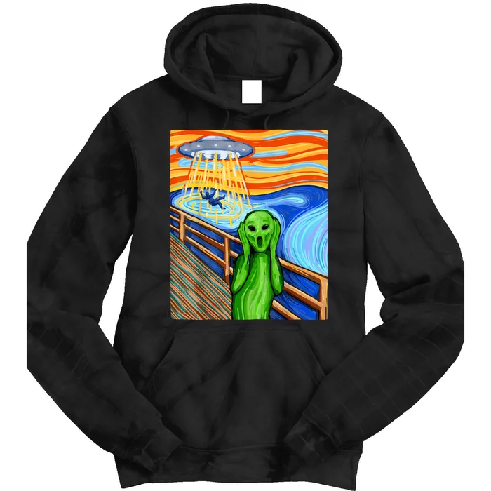 Alien Humor Funny Alien Lover Funny UFO Believe In Aliens Tie Dye Hoodie