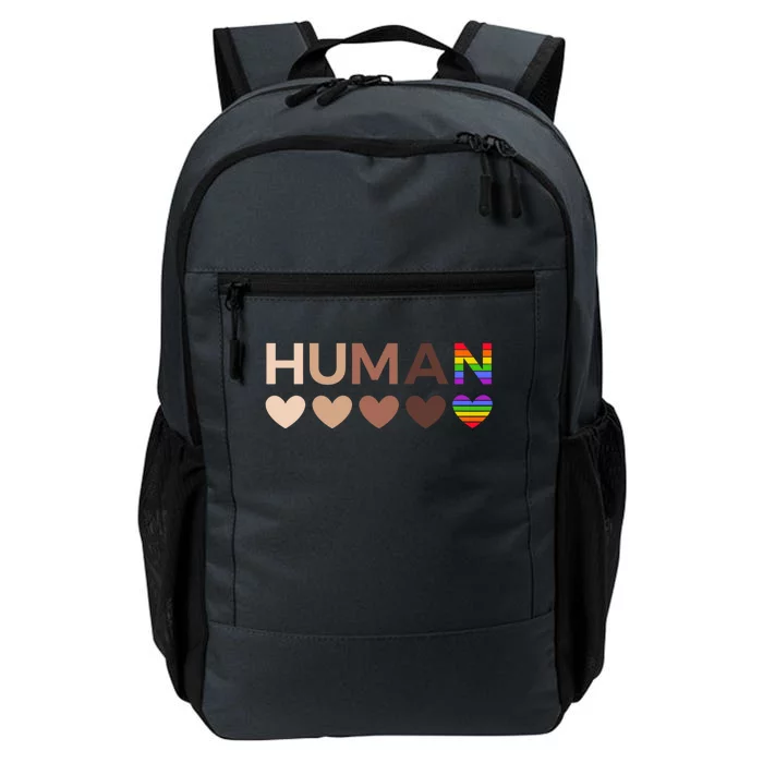 Allinclusive Hearts For Blm Racial Justice And Hu Equality Gift Daily Commute Backpack