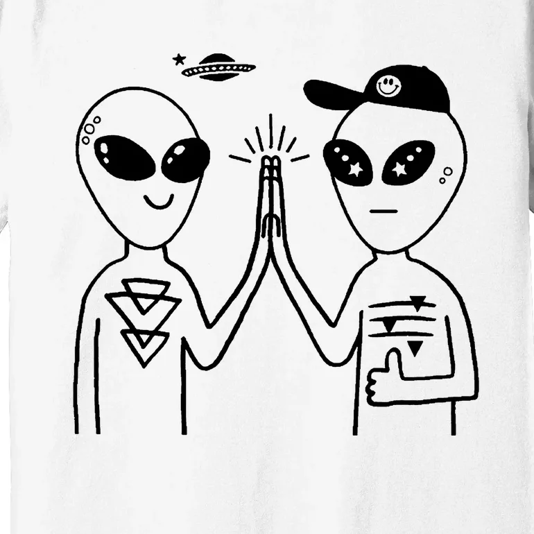 Alien High Five Premium T-Shirt