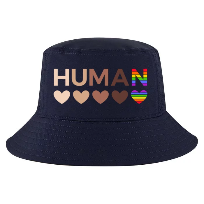 Allinclusive Hearts For Blm Racial Justice And Hu Equality Meaningful Gift Cool Comfort Performance Bucket Hat