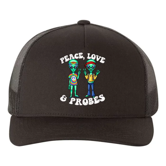 Alien Humor Funny Alien Lover Funny UFO Believe In Alien Yupoong Adult 5-Panel Trucker Hat