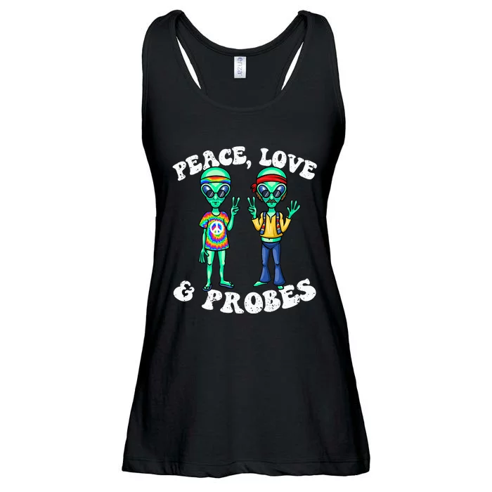 Alien Humor Funny Alien Lover Funny UFO Believe In Alien Ladies Essential Flowy Tank