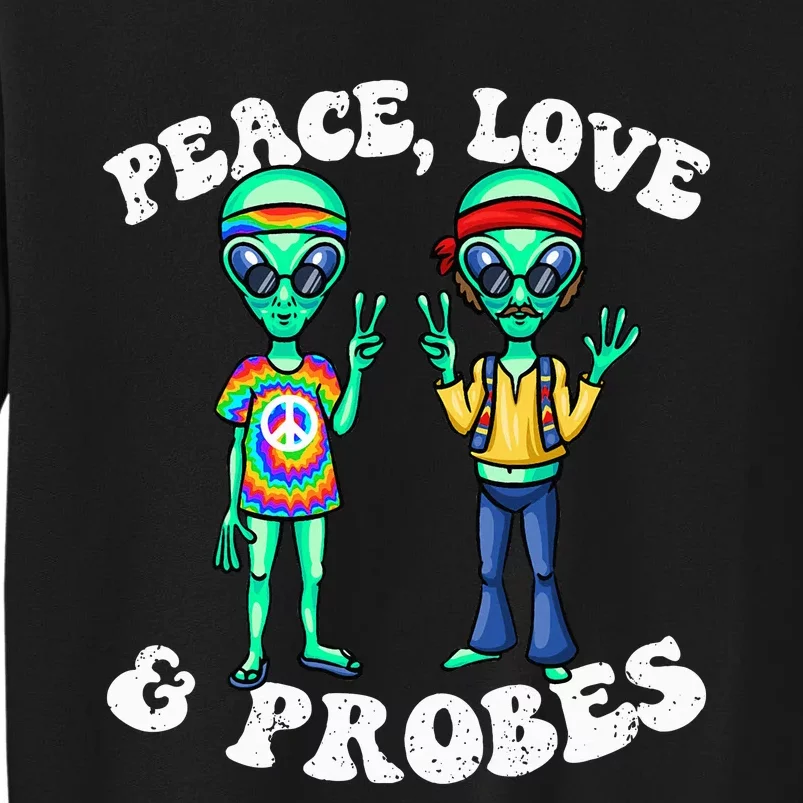 Alien Humor Funny Alien Lover Funny UFO Believe In Alien Tall Sweatshirt