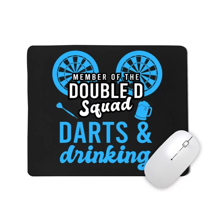 Adult humor for dart player in pub funny dart Mousepad