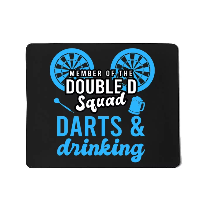 Adult humor for dart player in pub funny dart Mousepad