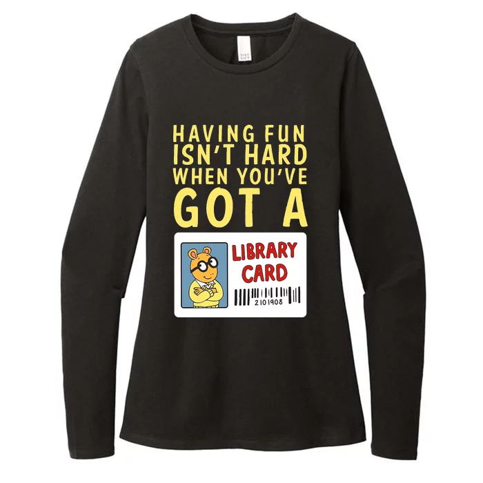 Arthur Having Fun Isnt Hard Gift Womens CVC Long Sleeve Shirt