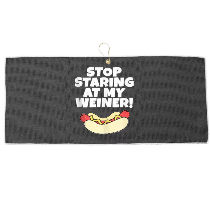 Adult Humor Funny Hot Dog Large Microfiber Waffle Golf Towel