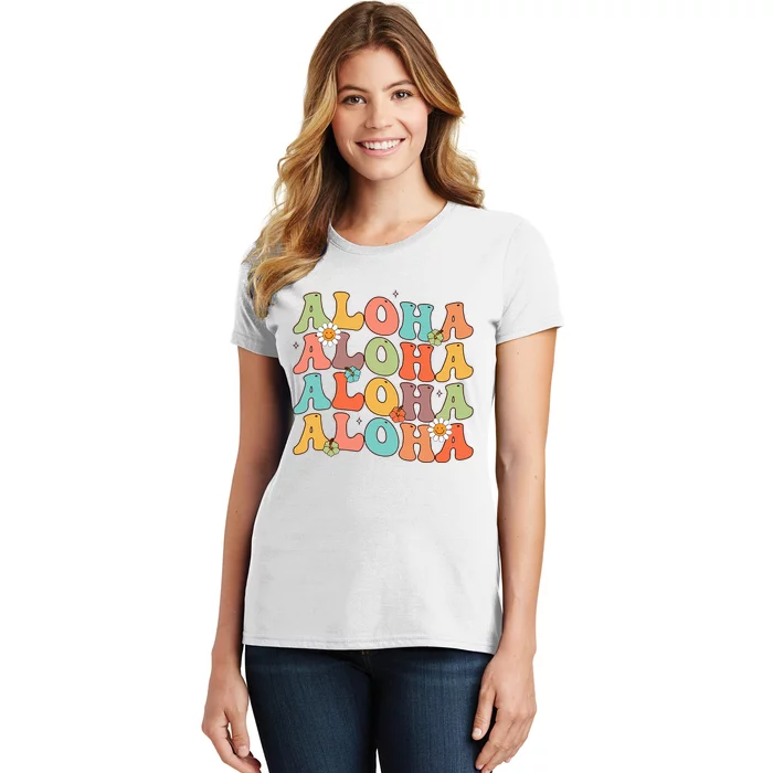 Aloha Hawaiian Flower Hawaii Vacation Women's T-Shirt