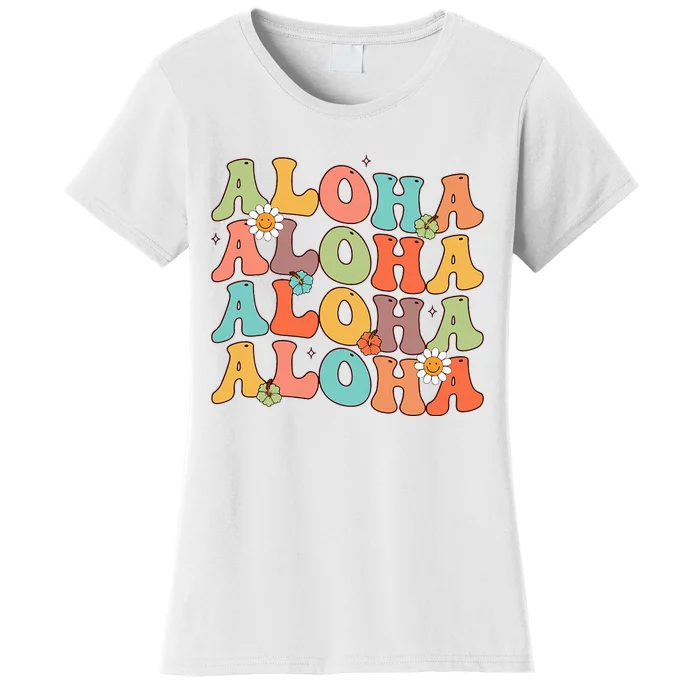 Aloha Hawaiian Flower Hawaii Vacation Women's T-Shirt