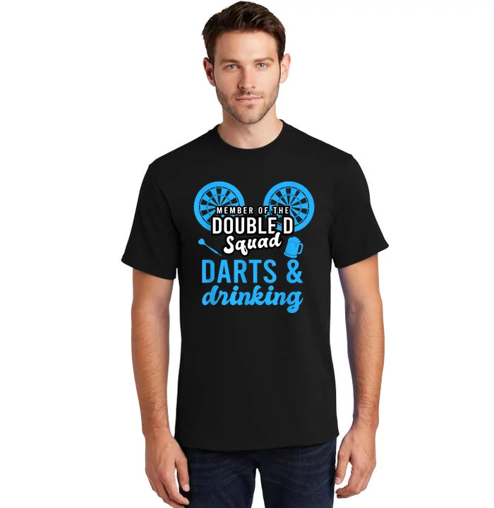 Adult Humor For Dart Player In Pub Funny Dart Tall T-Shirt