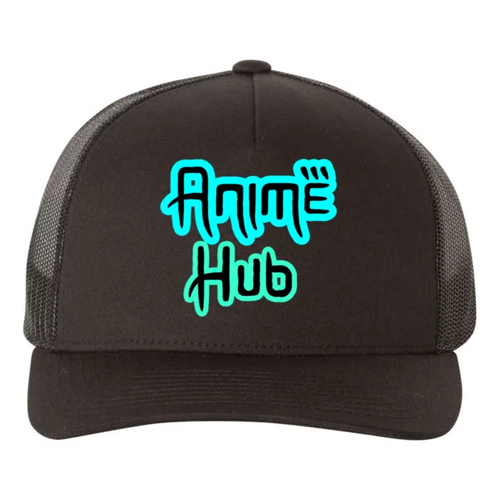 Anime Hub Funny Sarcastic Humor Yupoong Adult 5-Panel Trucker Hat