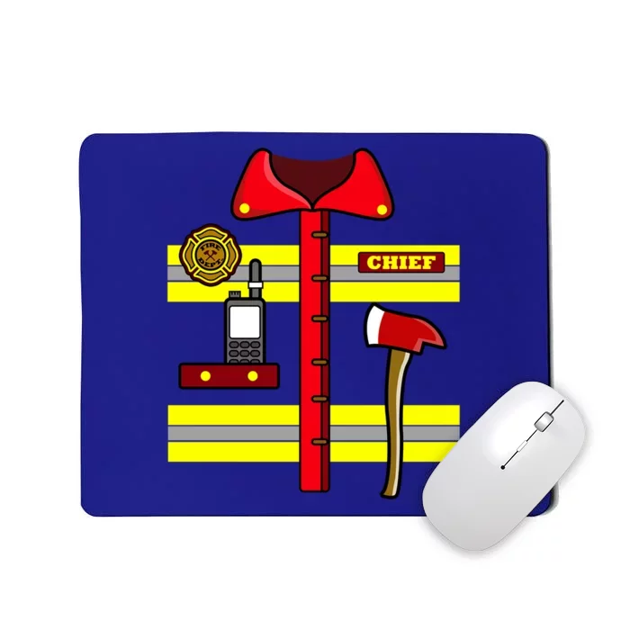 Adult Halloween Fire Firefighter Costume Gift Mousepad