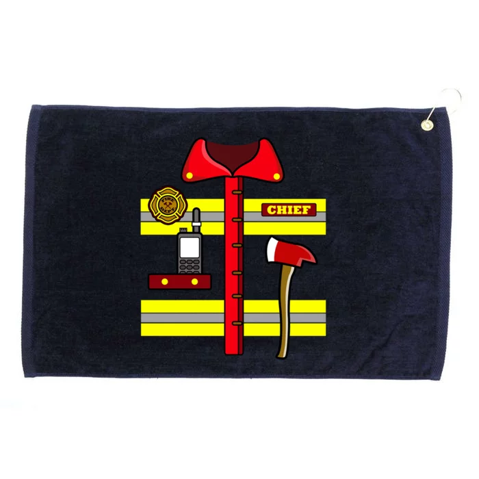 Adult Halloween Fire Firefighter Costume Gift Grommeted Golf Towel