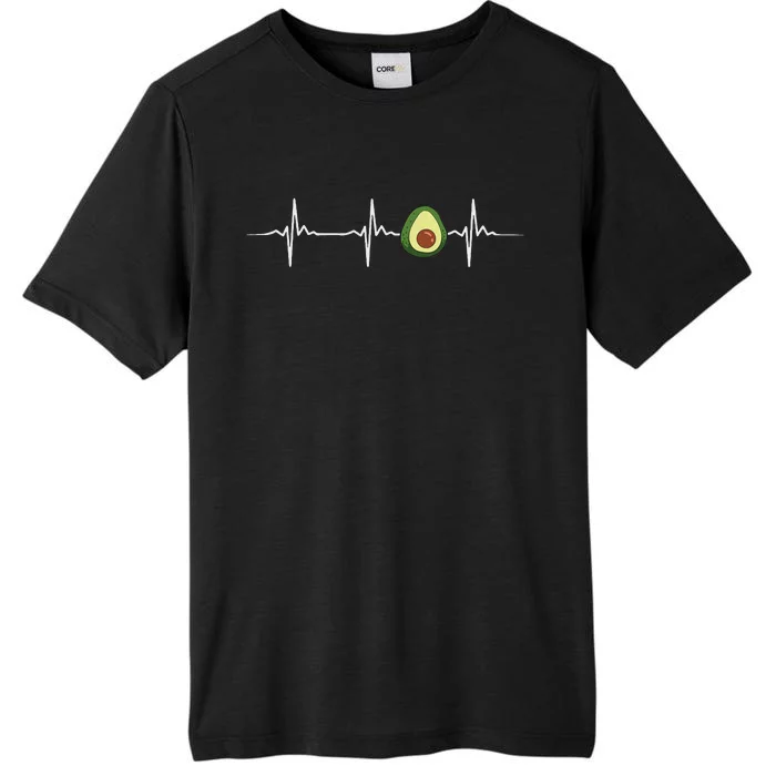 Avocado Heartbeat Funny Avocado ChromaSoft Performance T-Shirt