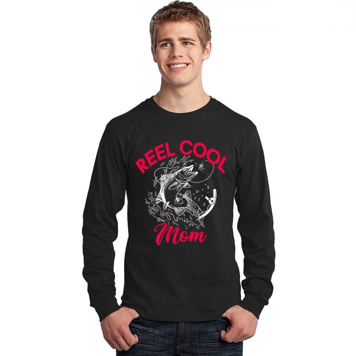 Angling Hunting Fishing Reel Cool Mom Tall Long Sleeve T-Shirt