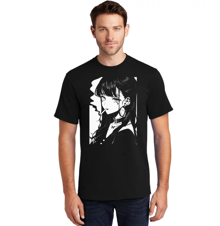 Anime Horror Girl Aesthetic Soft Grunge Waifu Japanese Otaku Tall T-Shirt