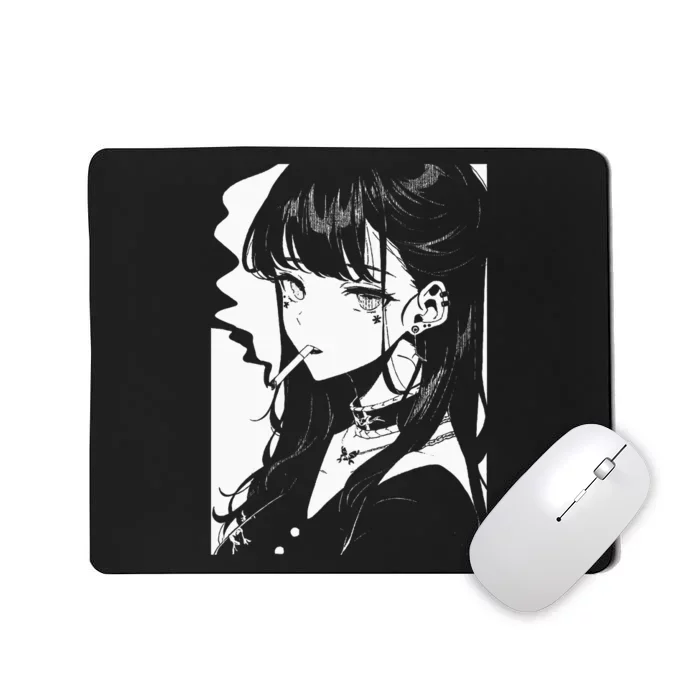 Anime Horror Girl Aesthetic Soft Grunge Waifu Japanese Otaku Mousepad