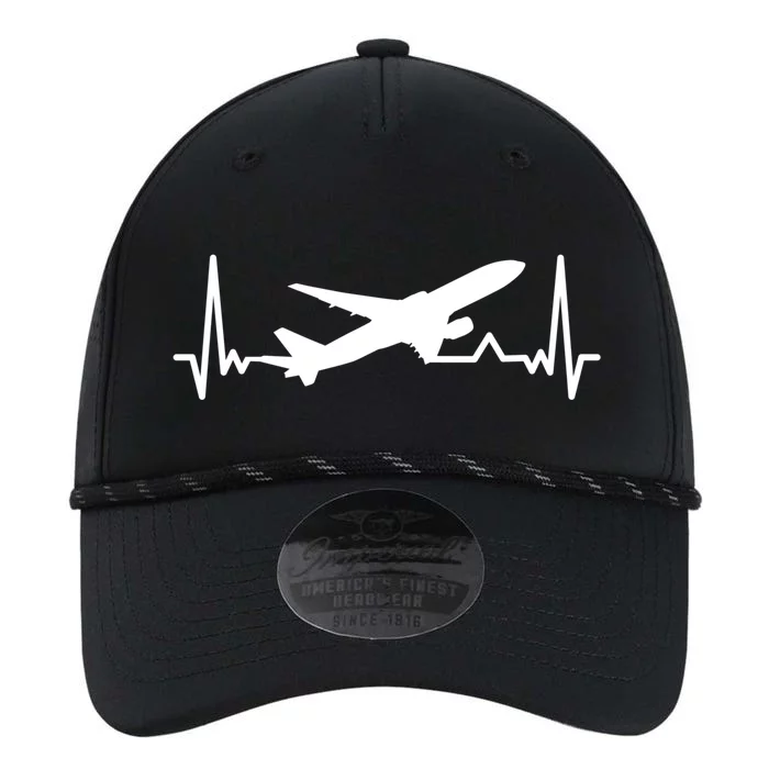 Airplane Heartbeat Gift For Pilots Travelers Jet Plane Cool Gift Performance The Dyno Cap