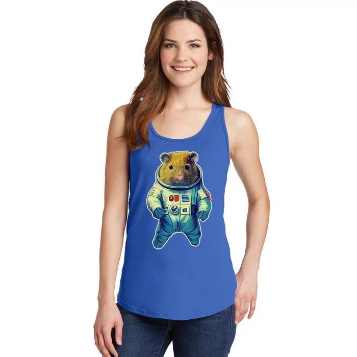 Astronaut Hamster Great Gift Ladies Essential Tank