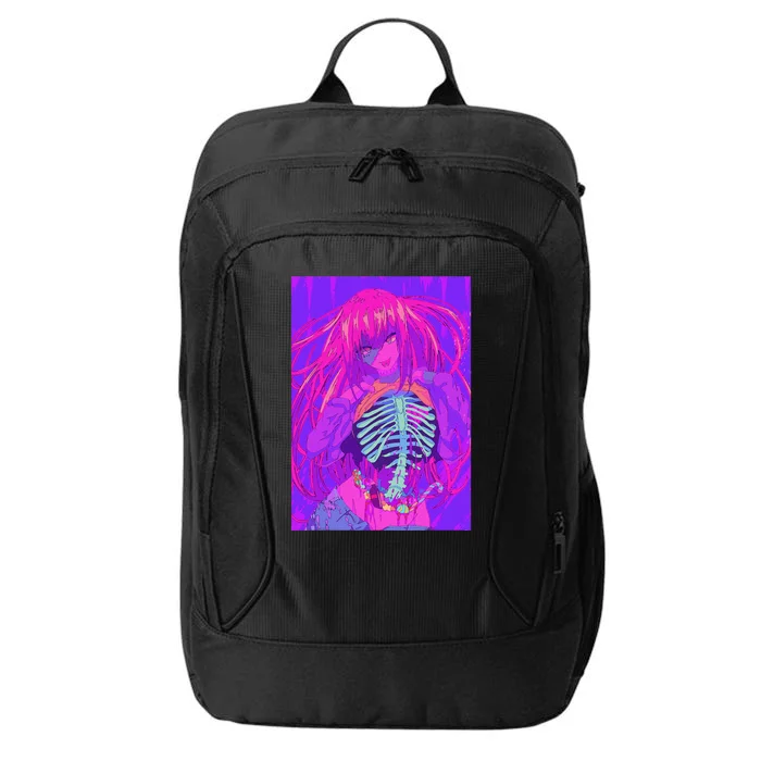 Anime Halloween Girl Kawaii Waifu Aesthetic Japanese Otaku City Backpack