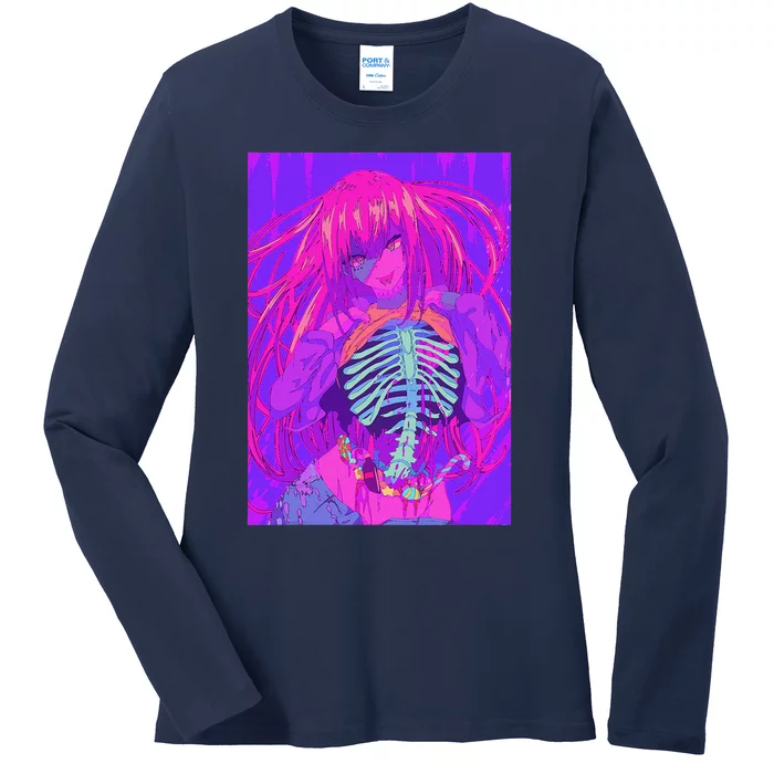 Anime Halloween Girl Kawaii Waifu Aesthetic Japanese Otaku Ladies Long Sleeve Shirt