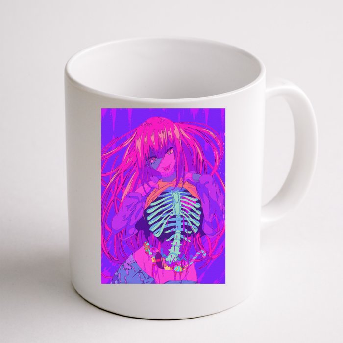 Anime Halloween Girl Kawaii Waifu Aesthetic Japanese Otaku Front & Back Coffee Mug