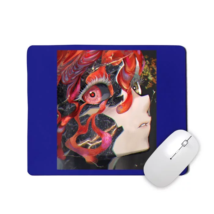 Anime Horror Girl Kawaii Waifu Aesthetic Japanese Otaku Mousepad