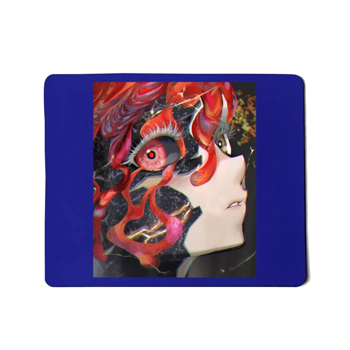 Anime Horror Girl Kawaii Waifu Aesthetic Japanese Otaku Mousepad