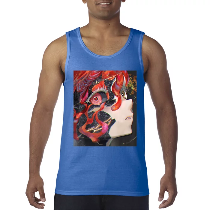 Anime Horror Girl Kawaii Waifu Aesthetic Japanese Otaku Tank Top